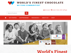 'worldsfinestchocolate.com' screenshot