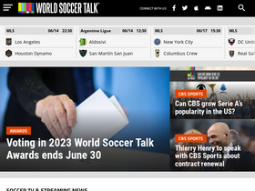 'worldsoccertalk.com' screenshot