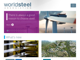 'worldsteel.org' screenshot