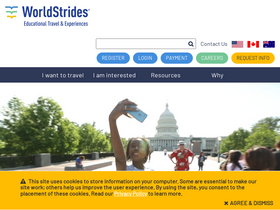 'worldstrides.com' screenshot