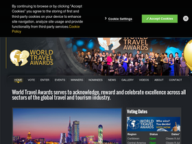 'worldtravelawards.com' screenshot