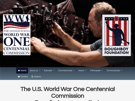 'worldwar1centennial.org' screenshot