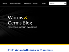 'wormsandgermsblog.com' screenshot