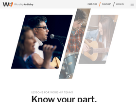 'worshipartistry.com' screenshot