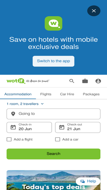 Free cancellation with Wotif.com Promotion Code
