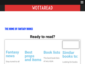 'wottaread.com' screenshot