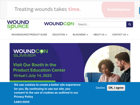 'woundsource.com' screenshot