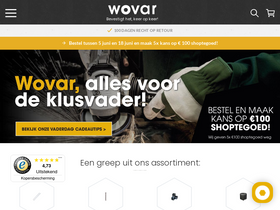 'wovar.be' screenshot