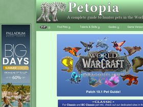 'wow-petopia.com' screenshot