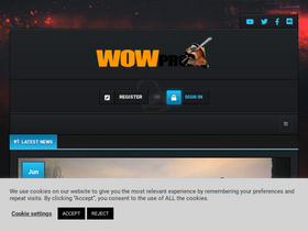 'wow-pro.com' screenshot
