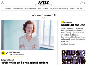 'woz.ch' screenshot