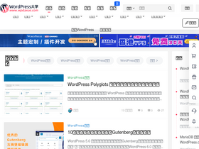 'wpdaxue.com' screenshot