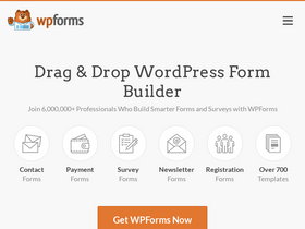 'wpforms.com' screenshot