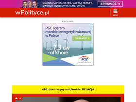 'wpolityce.pl' screenshot