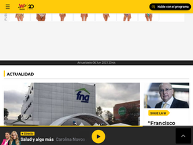 'wradio.com.co' screenshot