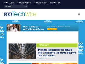 'wraltechwire.com' screenshot