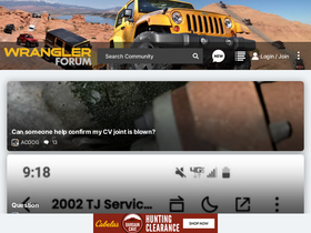 'wranglerforum.com' screenshot