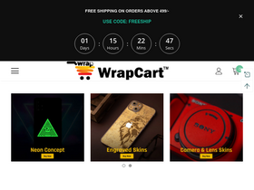 'wrapcart.com' screenshot