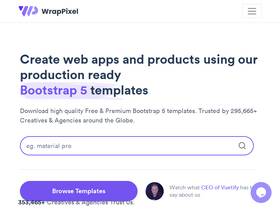 'wrappixel.com' screenshot