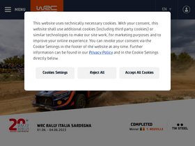 'wrc.com' screenshot