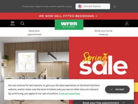 'wrenkitchens.com' screenshot