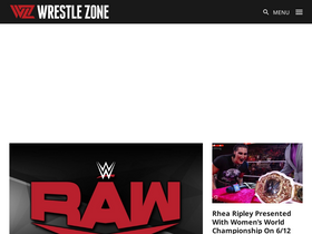 'wrestlezone.com' screenshot
