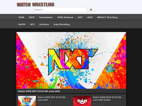 'wrestlinglive.net' screenshot
