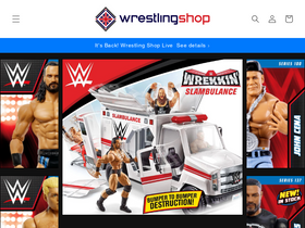'wrestlingshop.com' screenshot