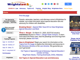 'wrightslaw.com' screenshot