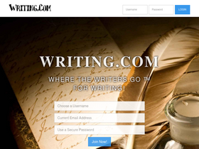 'writing.com' screenshot