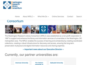 'wrlc.org' screenshot
