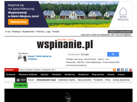 'wspinanie.pl' screenshot