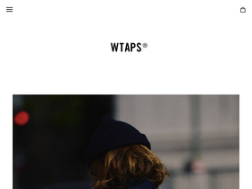 'wtaps.com' screenshot