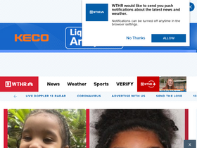 'wthr.com' screenshot