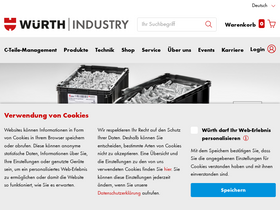 'wuerth-industrie.com' screenshot