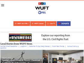 'wuft.org' screenshot