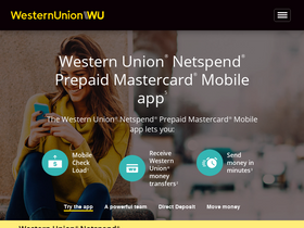 'wunetspendprepaid.com' screenshot