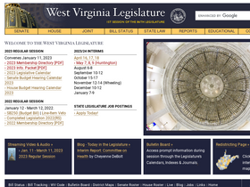 'wvlegislature.gov' screenshot