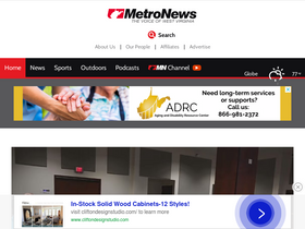 'wvmetronews.com' screenshot