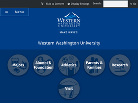 'wwu.edu' screenshot