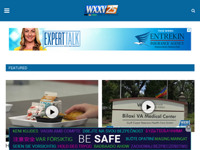 'wxxv25.com' screenshot