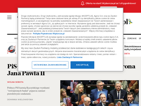 'wyborcza.pl' screenshot