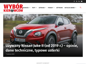 'wyborkierowcow.pl' screenshot