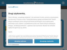 'wydawajdobrze.com' screenshot
