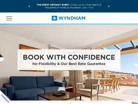 'wyndham.com' screenshot