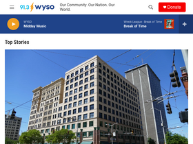 'wyso.org' screenshot