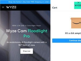 'wyze.com' screenshot