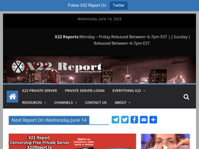 'x22report.com' screenshot