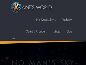 'xainesworld.com' screenshot