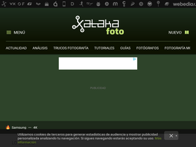 'xatakafoto.com' screenshot